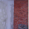Ryan Armbrust - Sniper Photography > Replaced the crumbling plaster to the left of the chimney with drywall.
