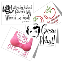 Cancer Greeting Cards and Postcards