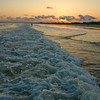 "sunset beach",beach,ocean,sunset,"shrimp boat","north carolina"